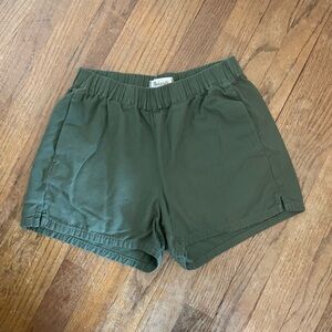 Madewell Green Pull On Shorts Size XS